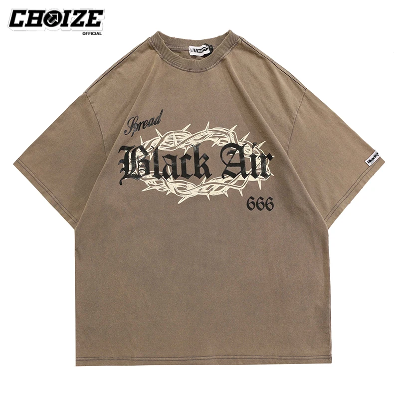 

Футболка Мужская/женская с принтом потертостей, уличная одежда с коротким рукавом, в стиле хип-хоп, в стиле Харадзюку