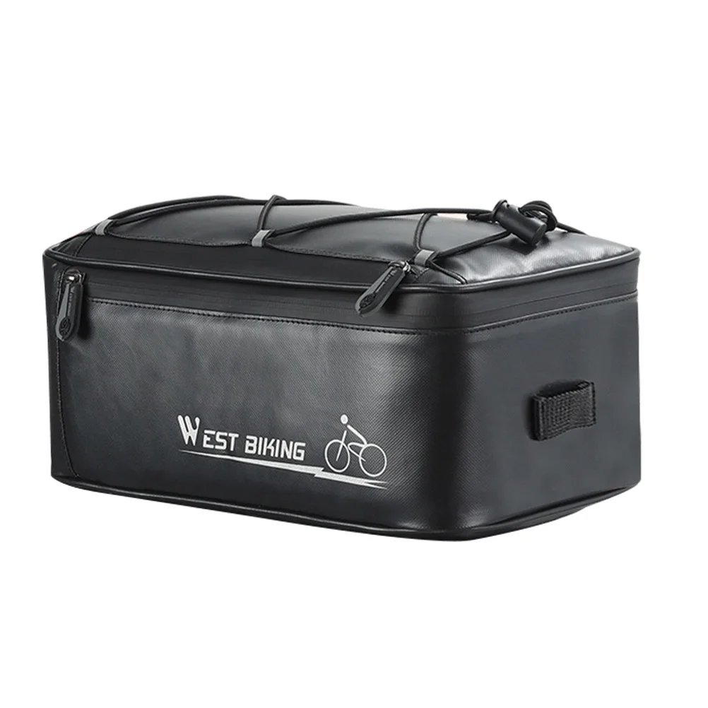 

Bike Commuter Bag Black Tote Purse Under Backseat Pack Bag Storage Pouch Tool Organizer Bag