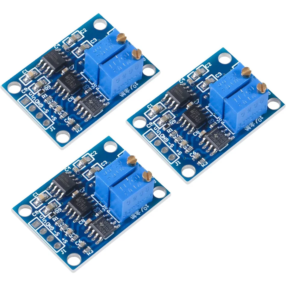 

3-12V DC High Precision Low Offset AD620 Microvolt mV Voltage Amplifier Module Small Signal Instrumentation Amplifier Board