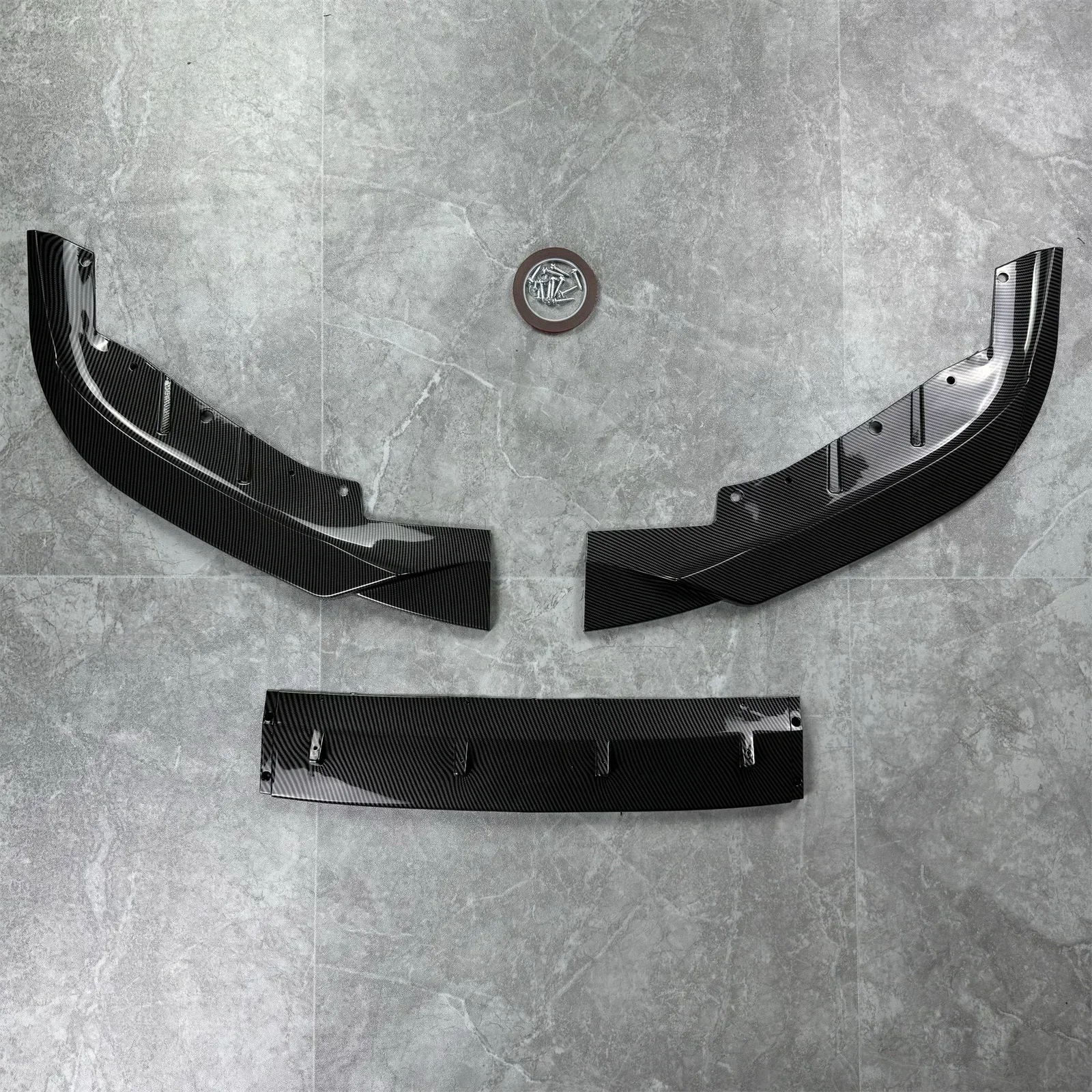 Для BMW 5 серии G30 525i 530i 2017-2020 автомобильный передний бампер спойлер лезвие для губ