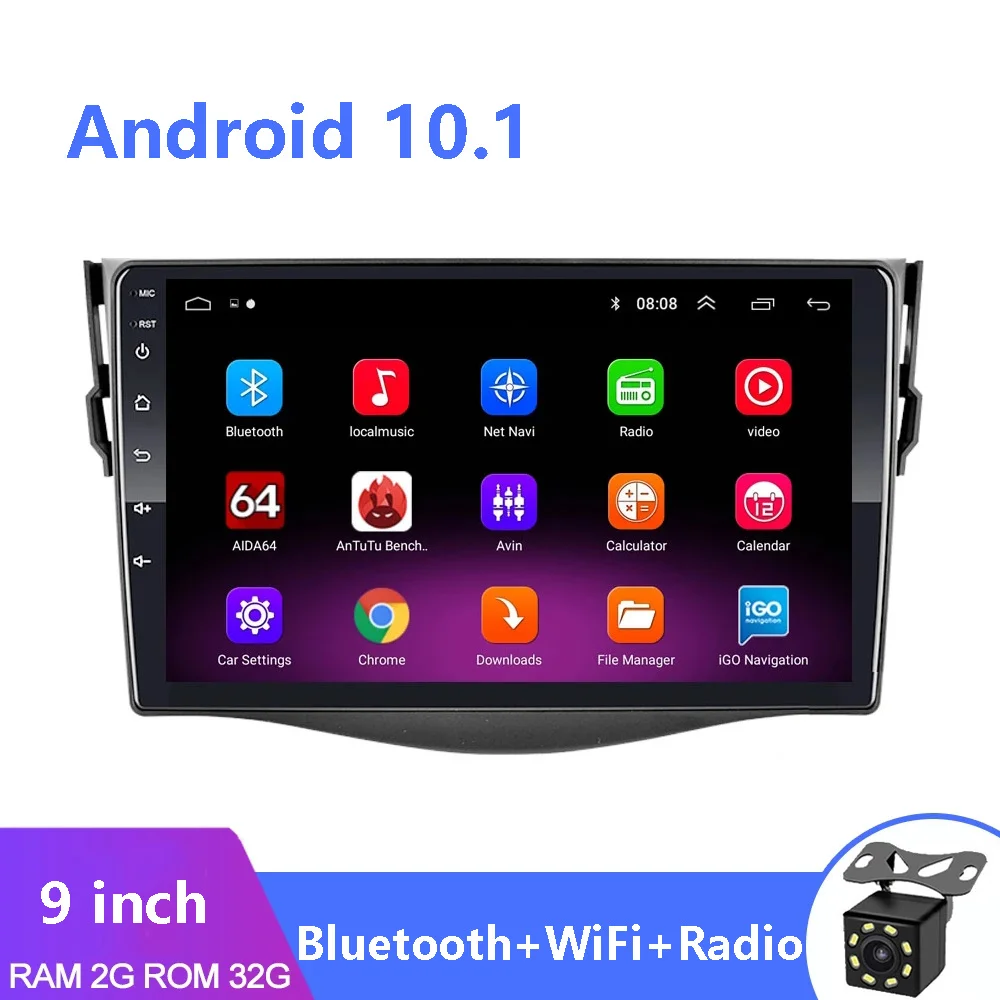 

for Toyota RAV4 Rav 4 2007 2008 2009 2010 2011 2Din Car Android Radio multimedia player autoradio video GPS Navi WiFi Stereo