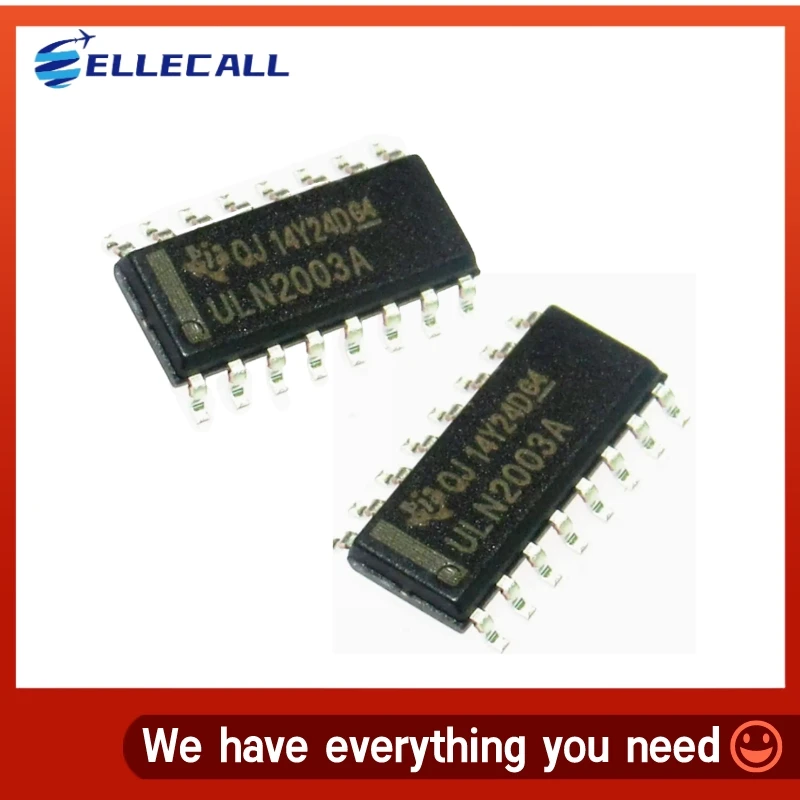 

ULN2003ADR SOP-16 ULN2003A Integrated Circuit Darlington Transistor Chip