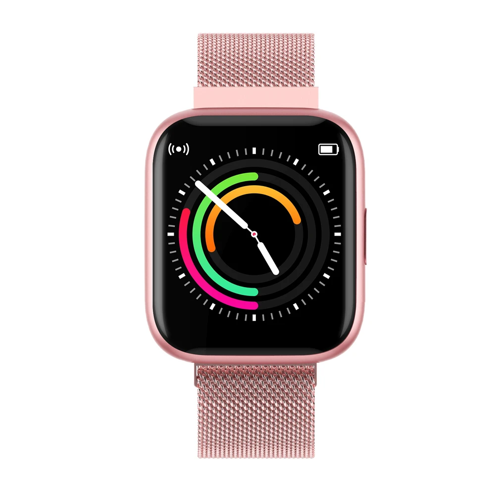 MISTEP P6 Smart Watch Sports Data Record Information Push Smartwatch Blood Pressure Heart Rate Monitoring Alarm Clock Wristwatch