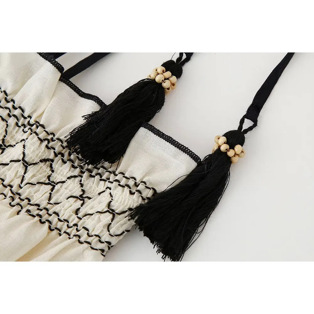 Женское модное бежевое платье-миди DUOPERI женское шикарное повседневное длинное