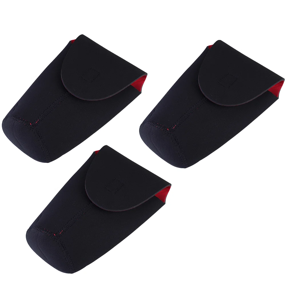 

3Pcs Premium Simple SLR Camera Lens Bag Camera Lens Case Anti-Collision Lens Bag