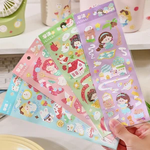 1 Sheet Shiny Fairy Princess Stickers for Journal Diary Album Card Bling Photo Making DIY Arts Crafts