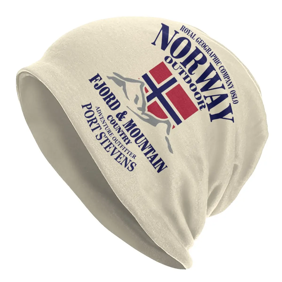 Пользовательская шляпа с флагом Норвегии женская вязаная шапка в стиле хип-хоп