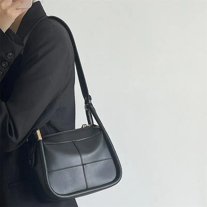 

Маленькие квадратные сумки-конверты в стиле ретро черного коричневого цвета, зимняя новая женская кожаная сумка через плечо, роскошные диз...