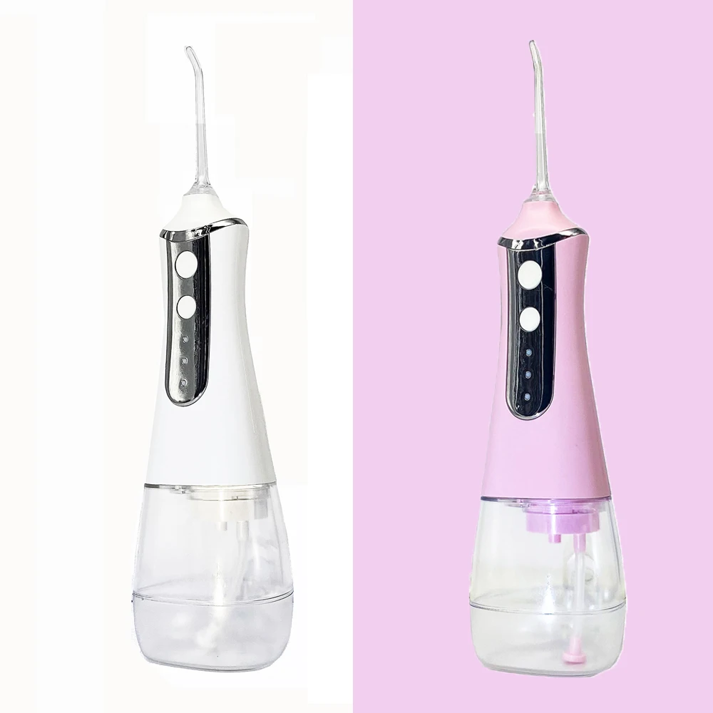 

2021 New 350ML Oral Irrigator USB Rechargeable Water Flosser Portable Dental Water Jet Water Tank Waterproof Teeth Cleaner