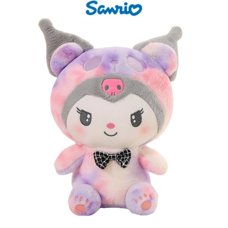 

Kuromi MyMelody Cinnamoroll Tie-dye Series Sanrio Аниме периферийные устройства 2023 новые плюшевые игрушки женский подарок на день рождения