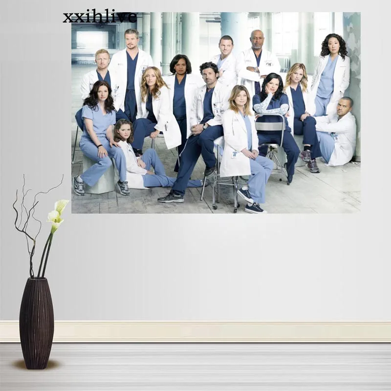 Телевизионные постеры с анатомией Грея настенный художественный декор картина