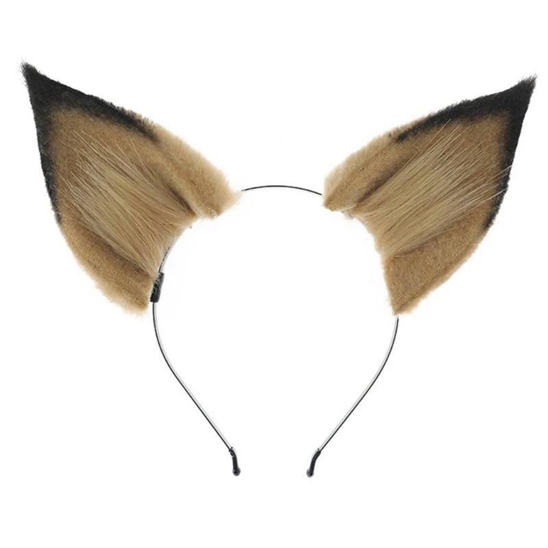

Cosplay Anime Character Foxes Ear Headband Plush Hairbands Easter Party Hairband Drop Shipping