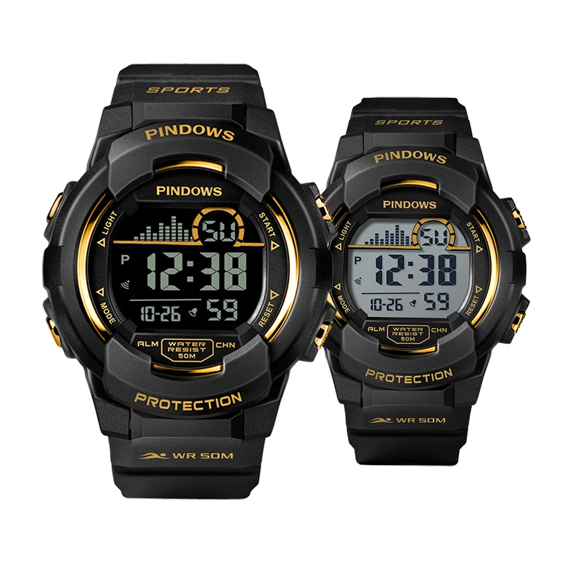 Digital Couple Wrist Watches Waterproof Paired Sport Watch Sets Lover Gift Item Original Brands Women Electronic Hand Clock Men