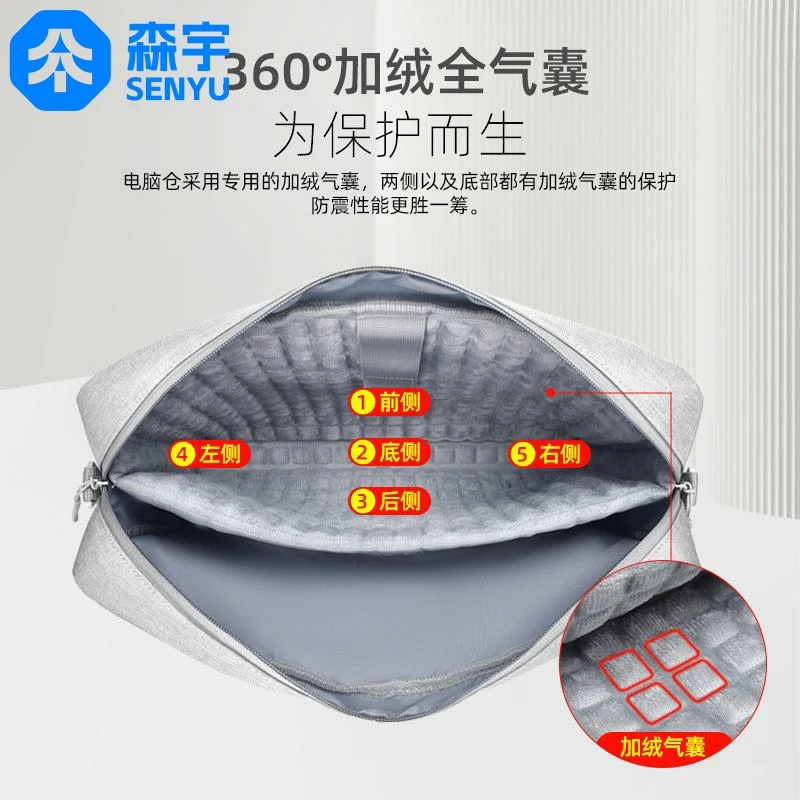 New Laptop Bag Women Good-looking Airbag Shockproof Shatter-resistant for Game Book 5.6 Multi-Funct...