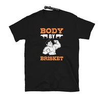 body by brisket bbq meat smoked barbecue t shirt novelty apparel graphic tee tops for women men clothing