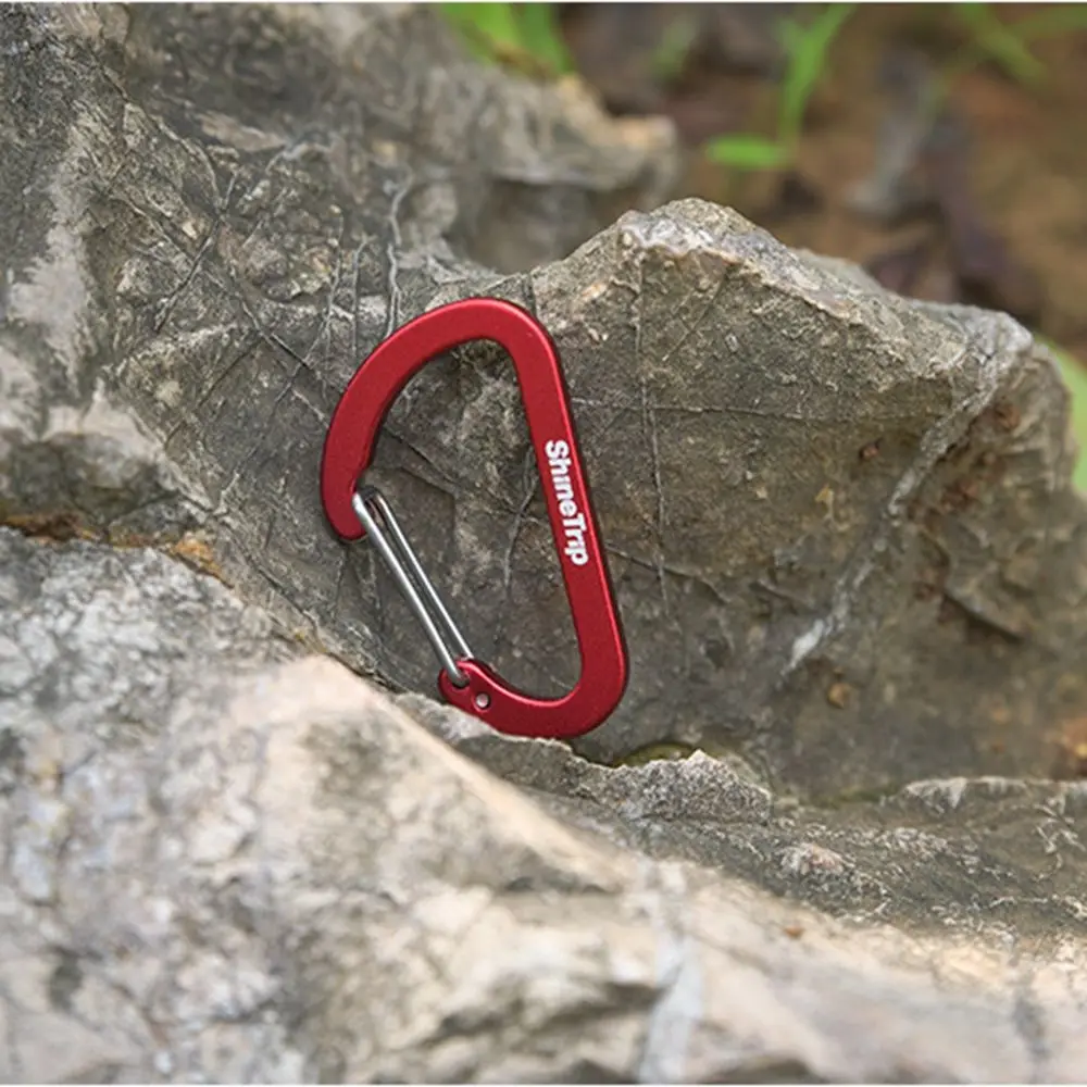 Многоцветная безопасная Пряжка из алюминиевого сплава брелок карабин для