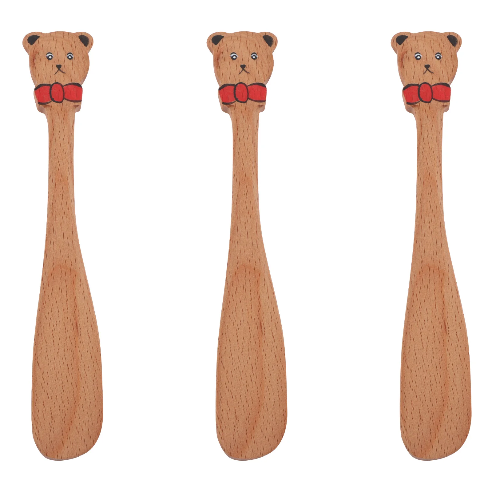 

3 шт., деревянные шпатели для варенья из бука