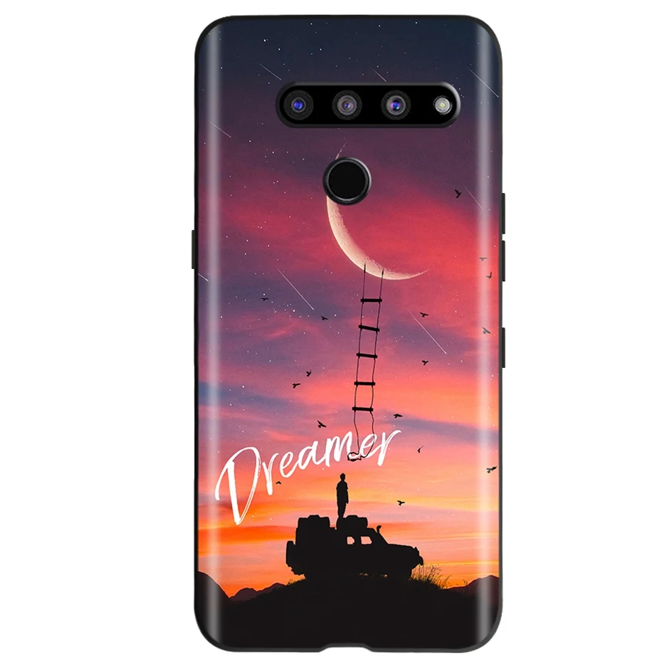 Фото Модный чехол для LG V50 ThinQ 5G, Мягкий Силиконовый ТПУ чехол для телефона LG V50S ThinQ 5G V50 50S V500N V450 V510N, чехол №5