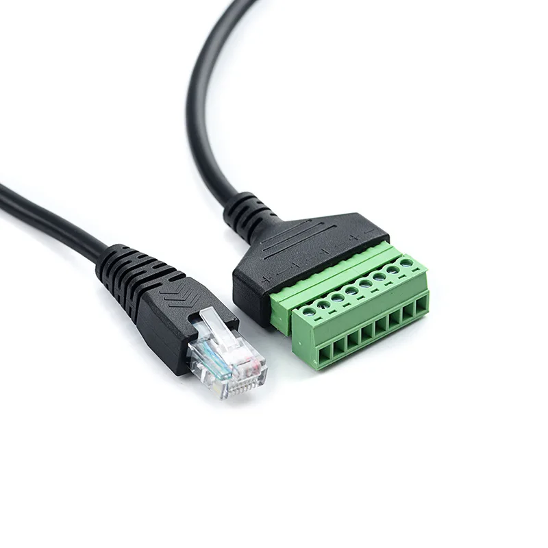 30-сантиметровый соединитель RJ45 на винтовой клеммный кабель адаптер папа