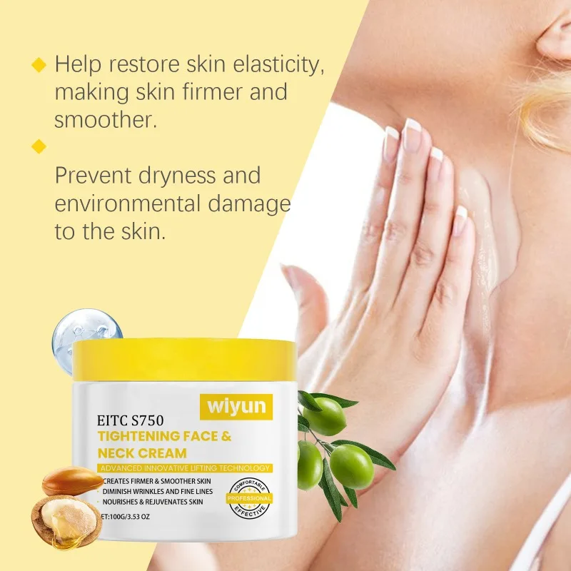 Подтягивающий крем для шеи лифтинг укрепляющий осветляющий тонкие линии