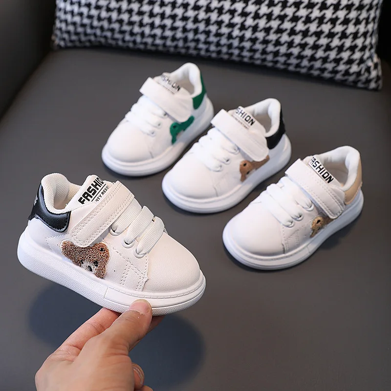 Lovely New 2023 Cartoon Infant Tennis Fashion Leisure Boys Girls Sneakers Excellent Classic Toddlers Baby Casual Shoes