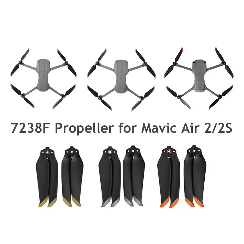 

Low Noise 7238F Propeller Quick Release Blade Props for DJI Air 2S/Mavic Air 2 Drone Accessories
