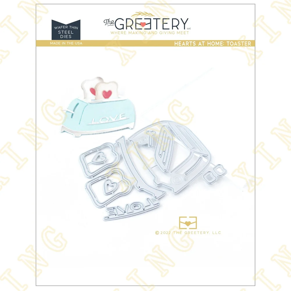

Toaster 2023 New Metal Cutting Dies for Diy Scrapbooking Crafts Dies Cut Stencils Maker Photo Album Template Handmade Decoration