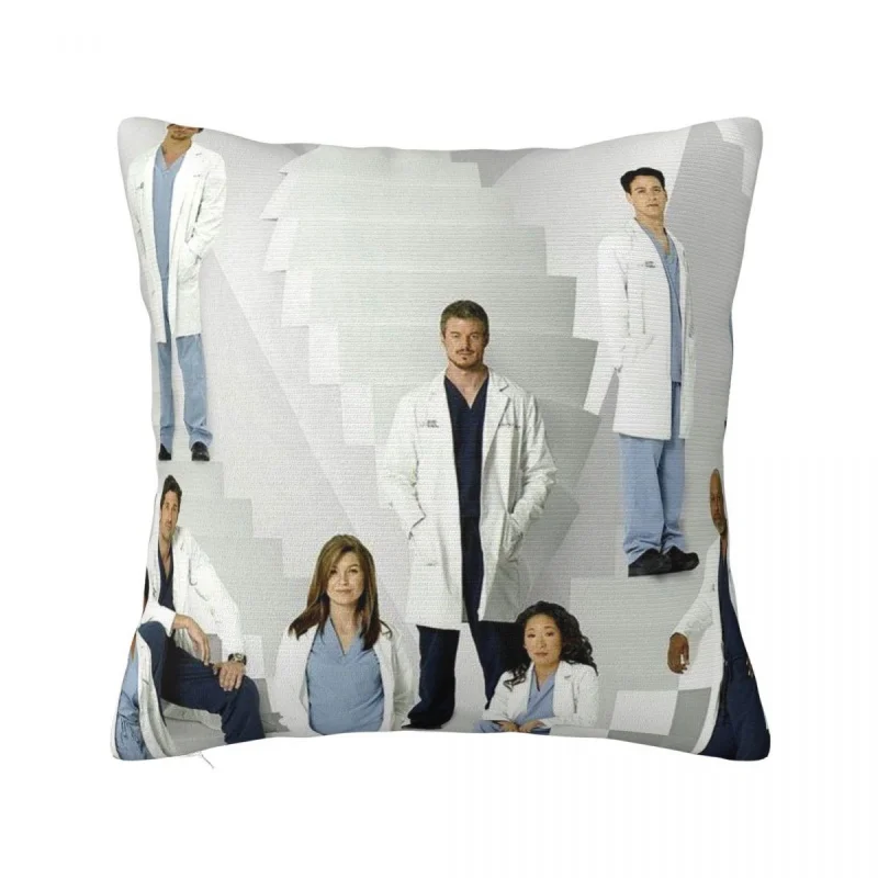 

Grey's Anatomy Pillowcase Soft Polyester Cushion Cover Gift TV Series Cristina Yang Pillow Case Cover Living Room Zippered 40cm