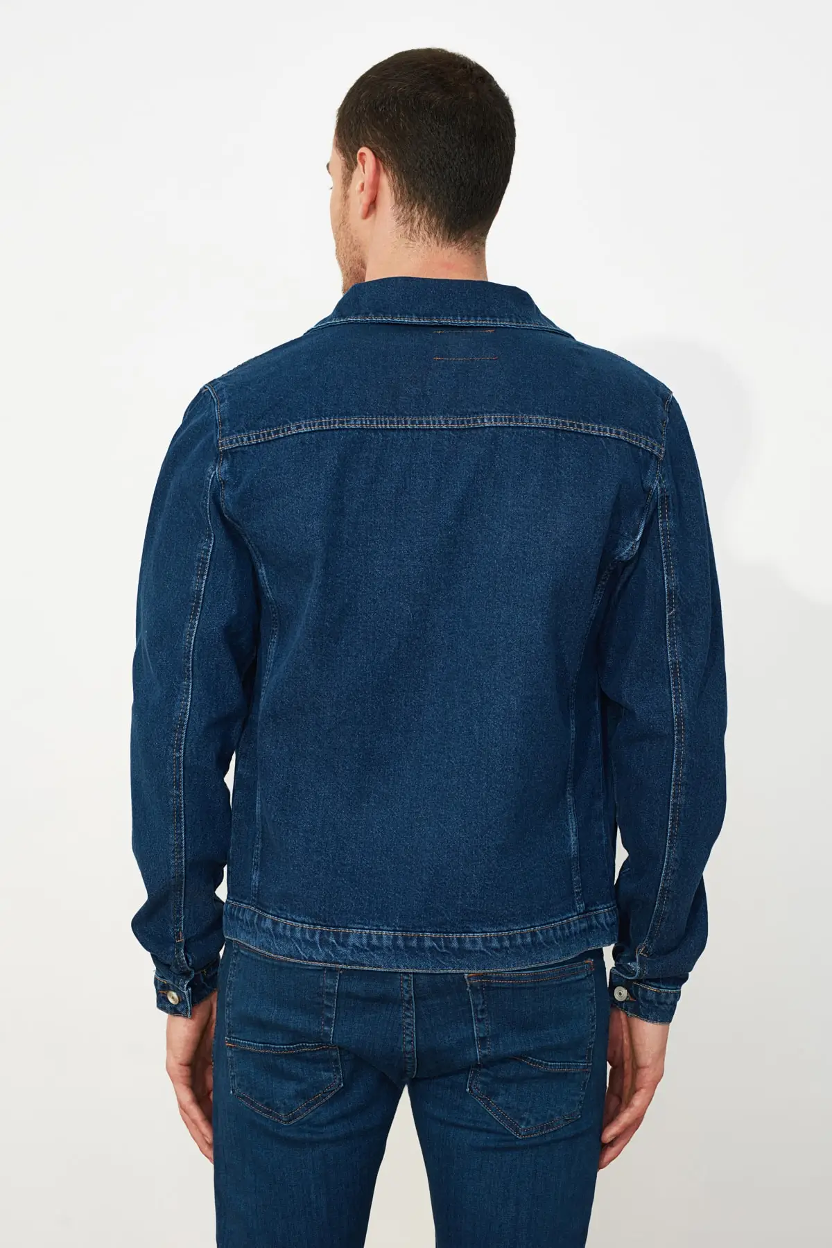 

Trendyol Male Pocket Zipper Denim Jacket TMNSS21CE0272