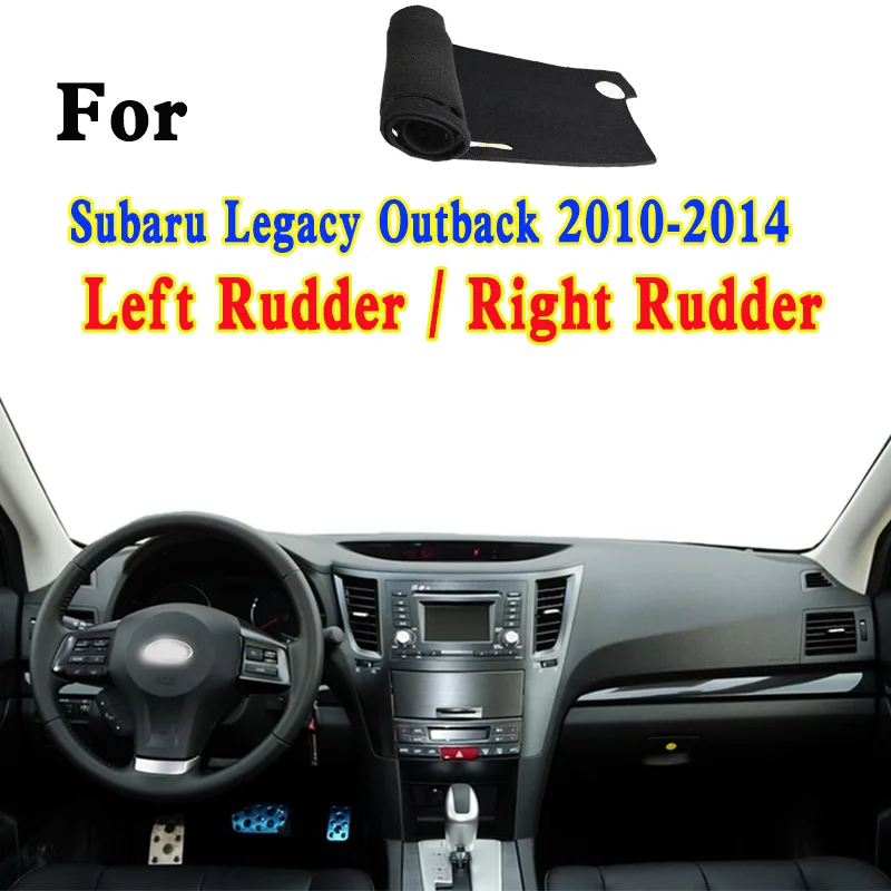 

For Subaru Legacy Outback 2010-2014 Car-Styling Dashmat Dashboard Cover Instrument Panel Insulation Sunscreen Protective Pad