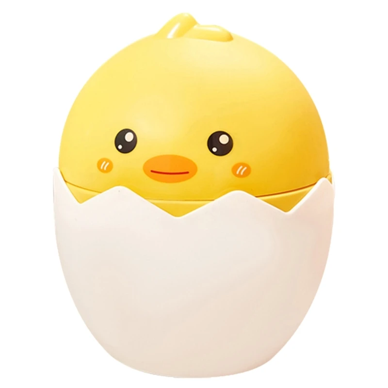 

Mini Desktop Trash Can Chicken Shape Trash Bucket with Lid Desktops Cartoon Animals Waste Bin Tissue Box-Office DropShip