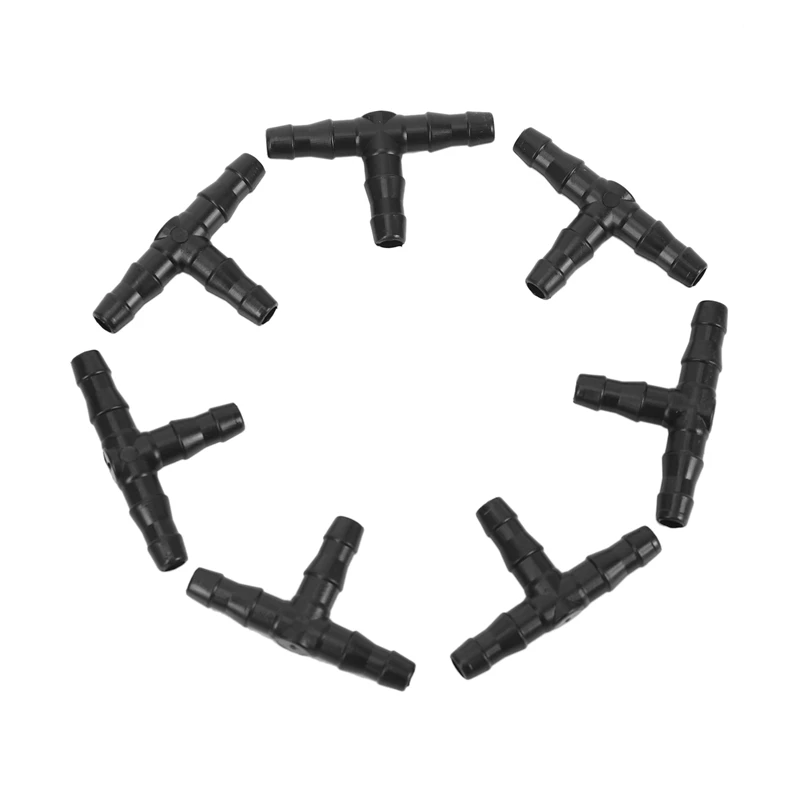 800 шт. 1/4 дюйма универсальные тройники с зазубринами для капельного орошения