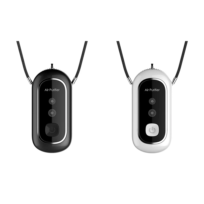 

Fashionable Personal Wearable Mini Portable Built-In Fan 160 Million Negative Ion Generator Hanging Neck Purifier