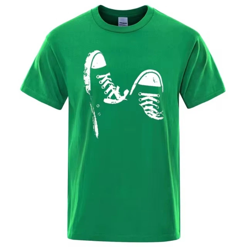 Мужская футболка с коротким рукавом круглым вырезом и