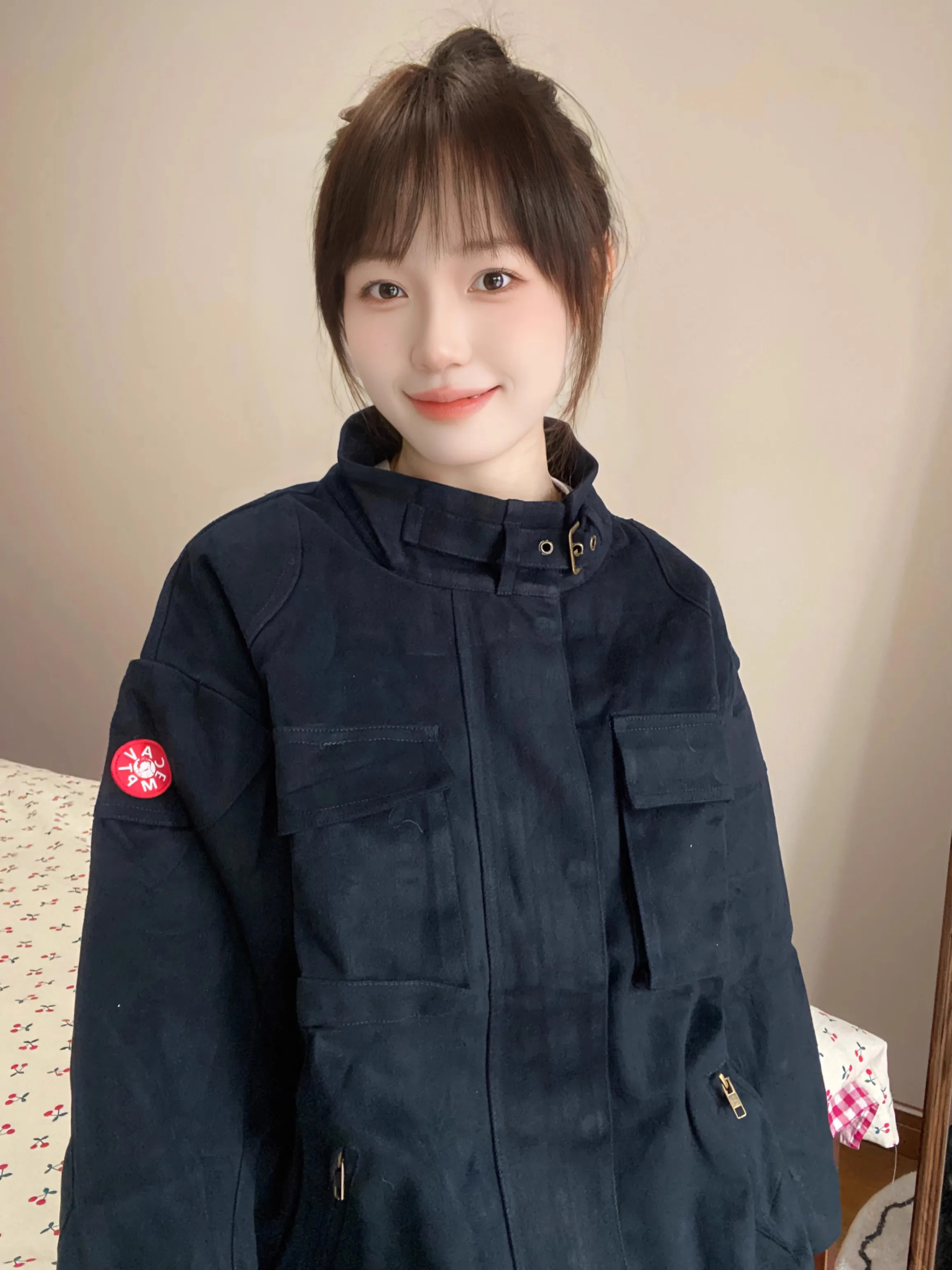 CAVEMPT 2024 японская куртка CE со свободными карманами мотоциклетный костюм красивая