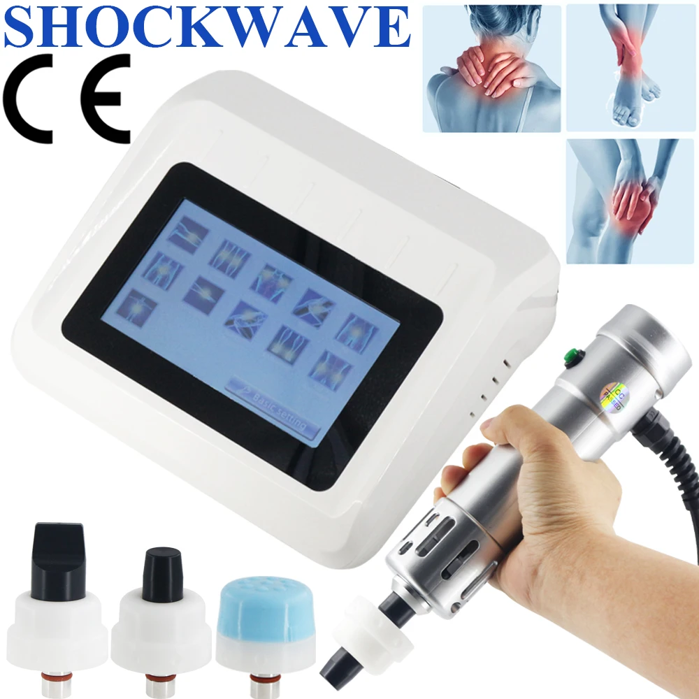 

Professional Shock Wave Muscle Massager ED Treatment Tennis Elbow Pain Relief 7 Inch Touch Screen Shockwave Therapy Machine