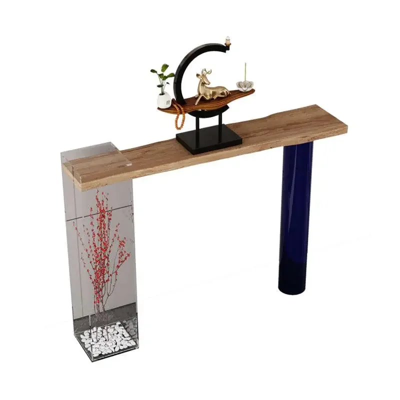 Деревянный винтажный стол для гостиной Современная Вертикальная мебель