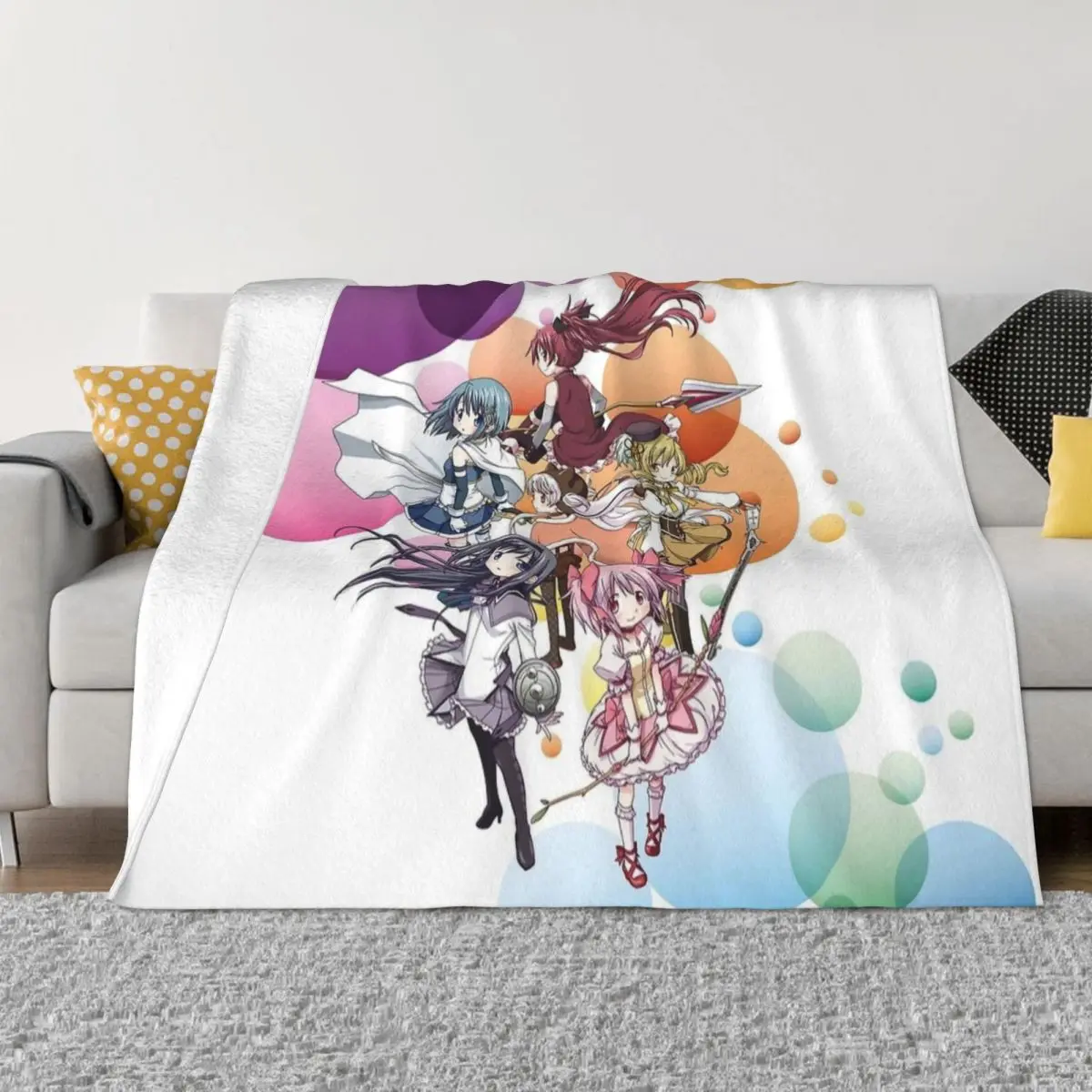 Kyubey Puella Magi Madoka Magica одеяла чехол на диван Фланелевое летнее мультяшное мягкое
