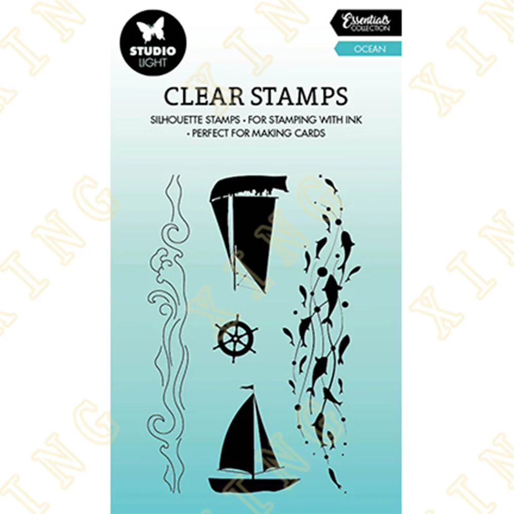 

Clear Stamps Scrapbook Diary Decoration Stencil Embossing Template DIY Greeting Card Handmade Ocean 2023 New Hot Selling