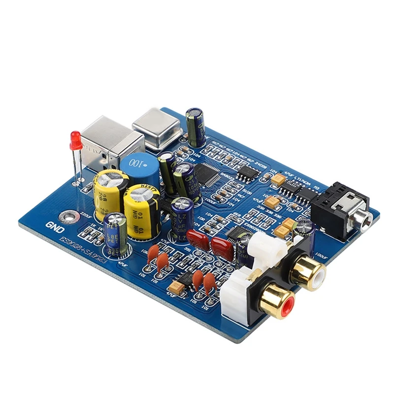 

AU42 -MIni USB Decoder Board ES9028K2M+SA9023 Fever Audio DAC Sound Card Decoding Module DIY for Power Amplifiers Home Theater