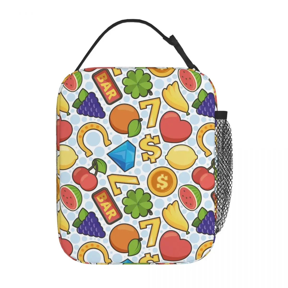 Машина для слота казино 777 монеты с сердечками и фруктами термоизолированные