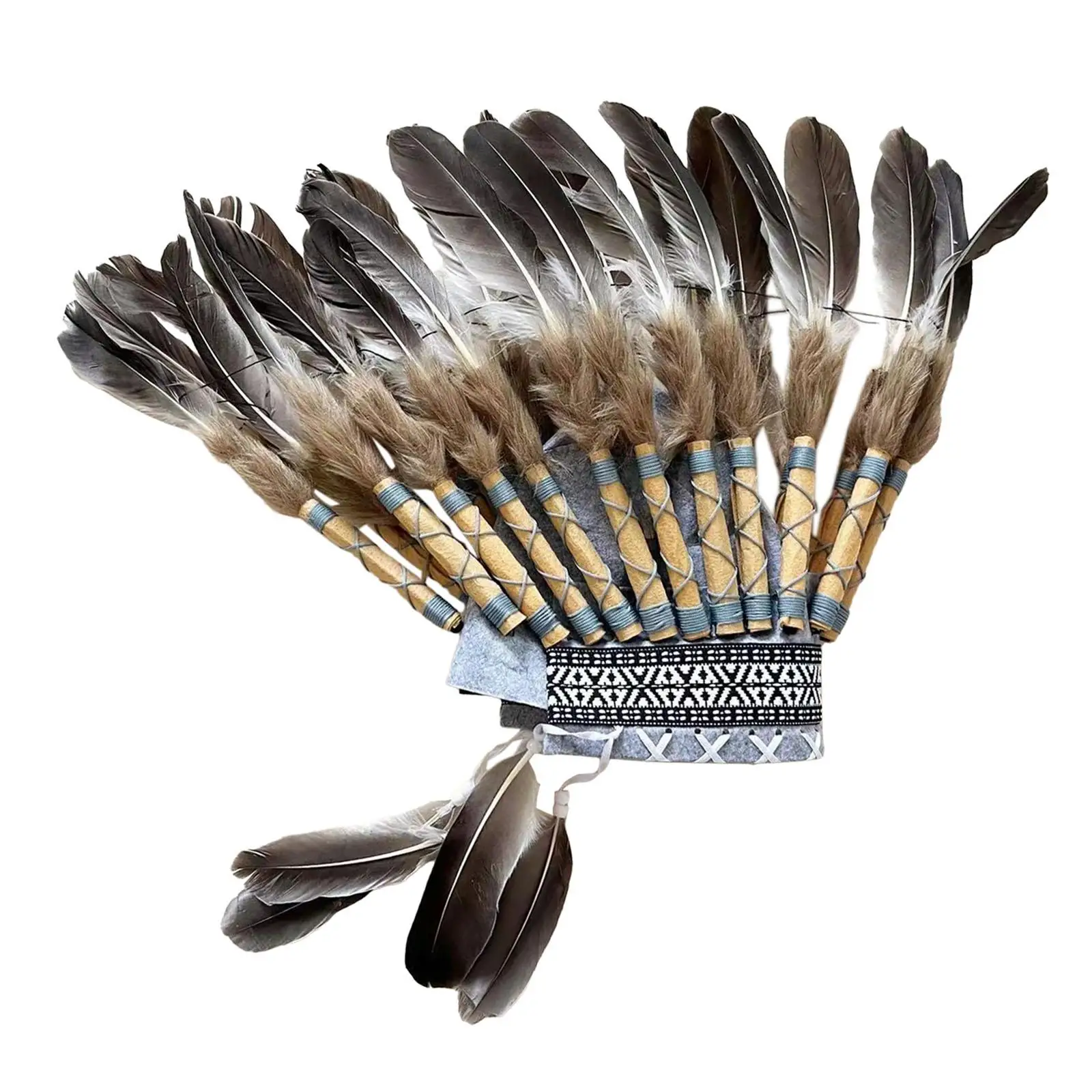 Американский вождь Индийская индейская шляпа с перьями Головной убор для