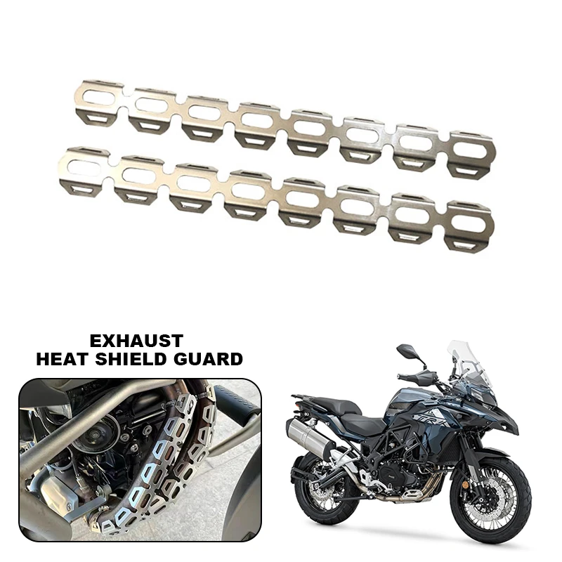 Защитная крышка глушителя выхлопной трубы теплозащитный экран для Benelli TRK502 TRK520X