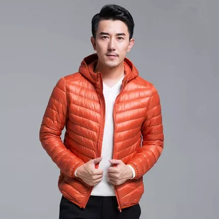 NEW Casual Duck Down Jackets Men 2021 Winter Warm Thick Parkas Coat Mens Fleece Outerwear Patchwork Bomber Puffer Jacket Windpro