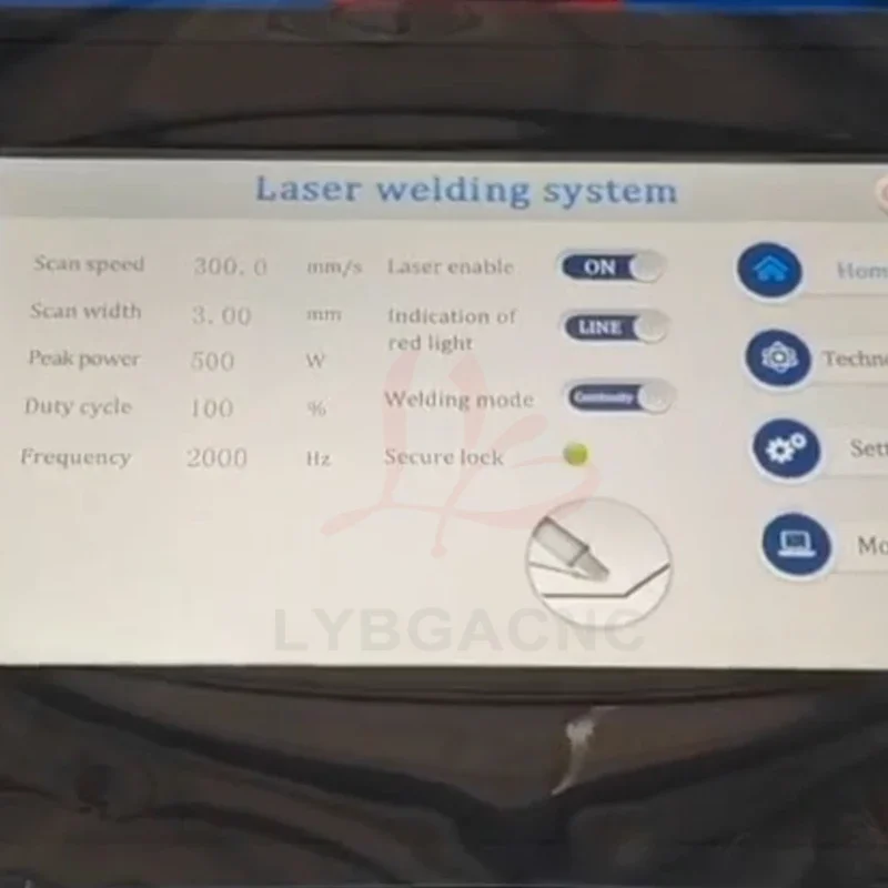 Ручной аппарат для лазерной сварки