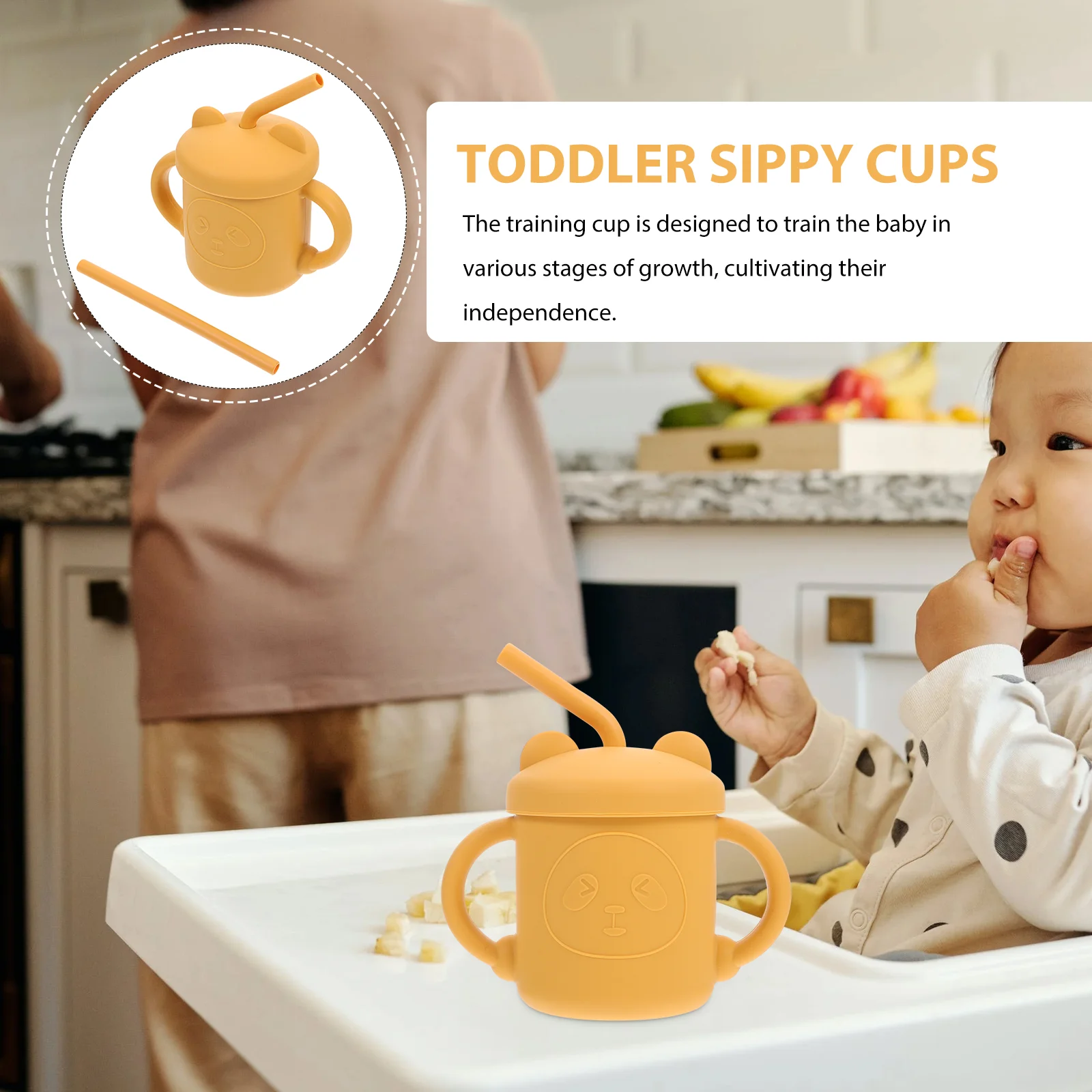 Детская чашка Sippy со встроенной соломинкой для детей |