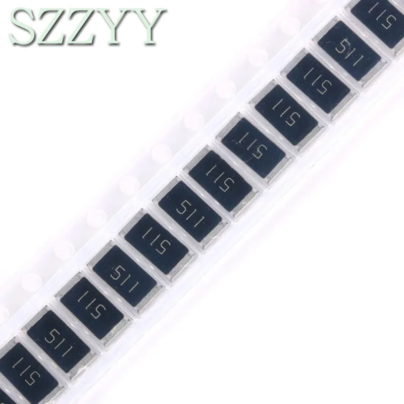 

50 шт. SMD чип резистор 2512 1 Вт 510R 510 Ом 511 5%