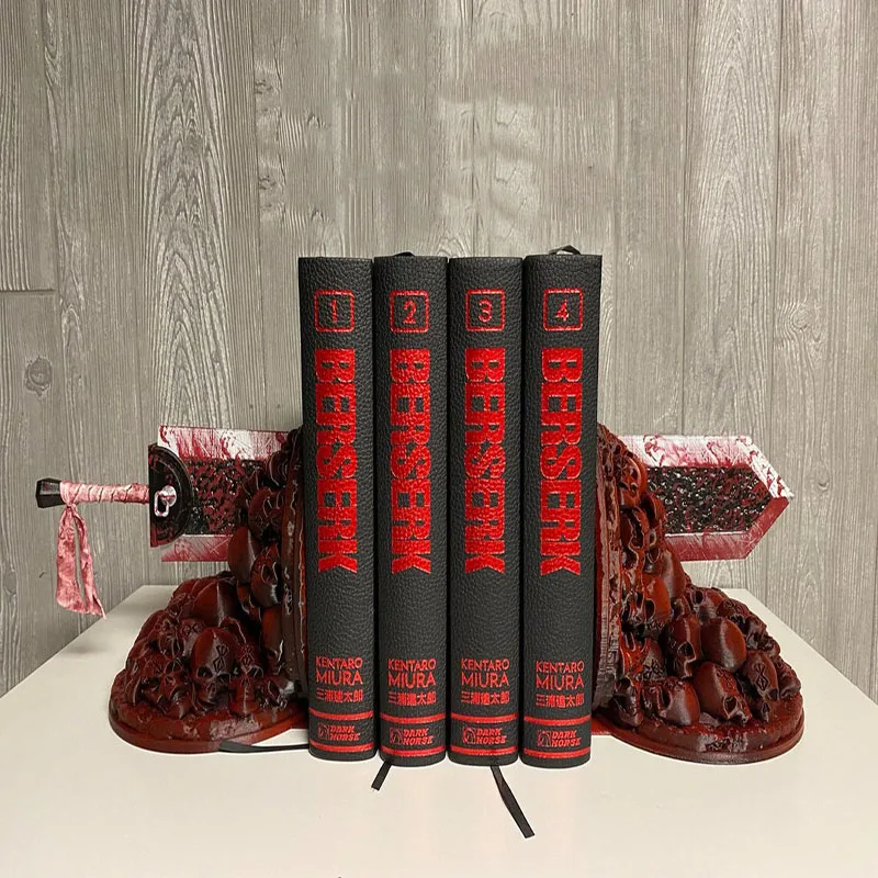 

Berserk Bookend Furious Bookend Dragon Slayer Resin Craft Ornament Desktop Bookshelf Decorative Artwork Home Garden Decoration