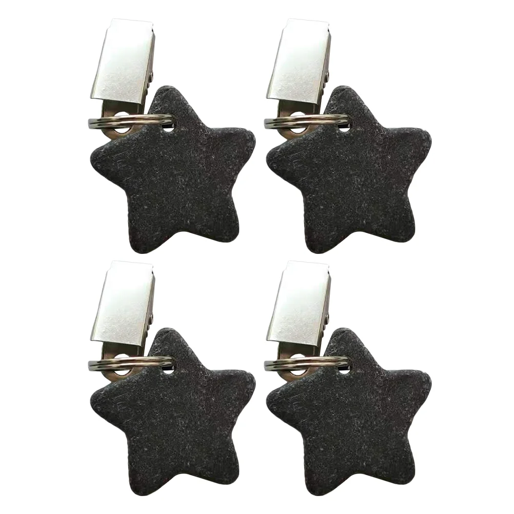 

Tablecloth Weights Table Clip Cover Weight Clips Pendant Decor Outdoor Dining Room Star Holder Picnic Holdersstone Curtain Heavy