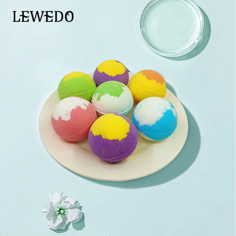 LEWEDO 60 г бомба для ванны морская соль эфирное масло осветляет цвет лица